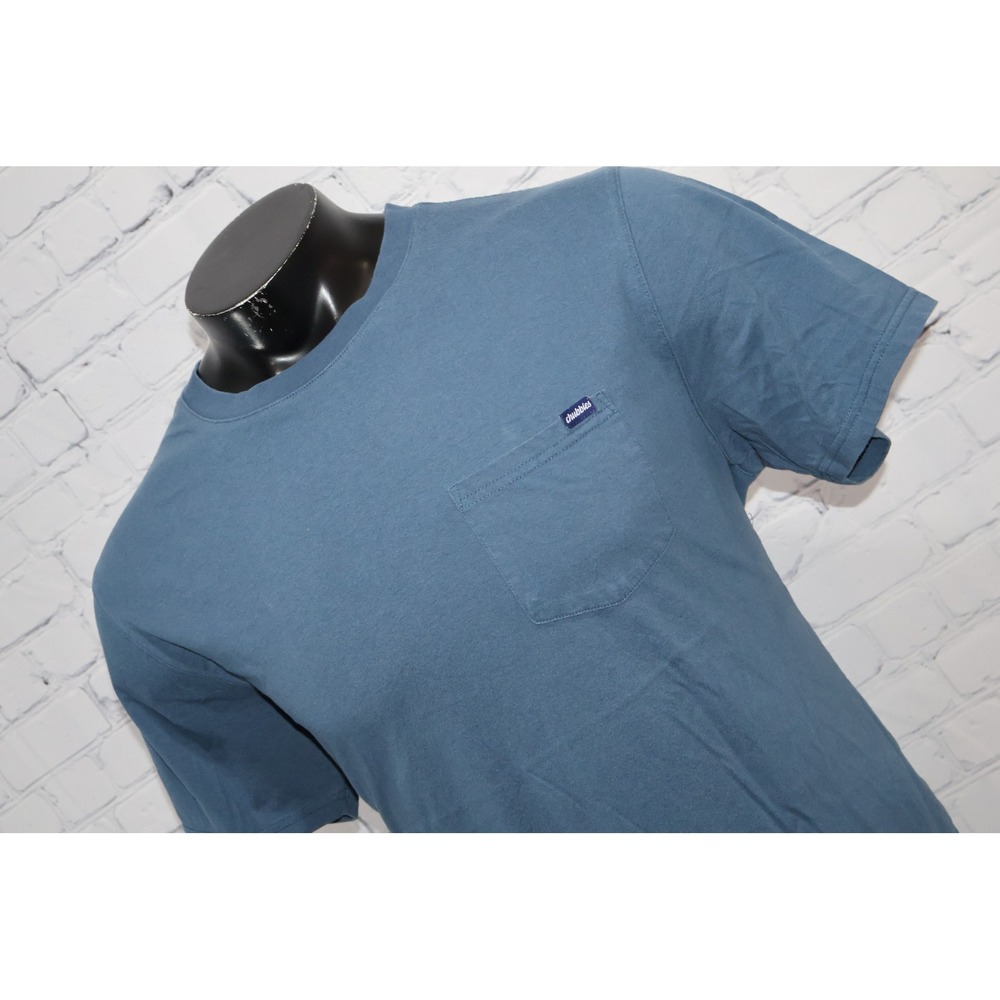Chubbies Shirt Mens XL Blue Pocket Short Sleeve Cotton Polyester Blend Casual